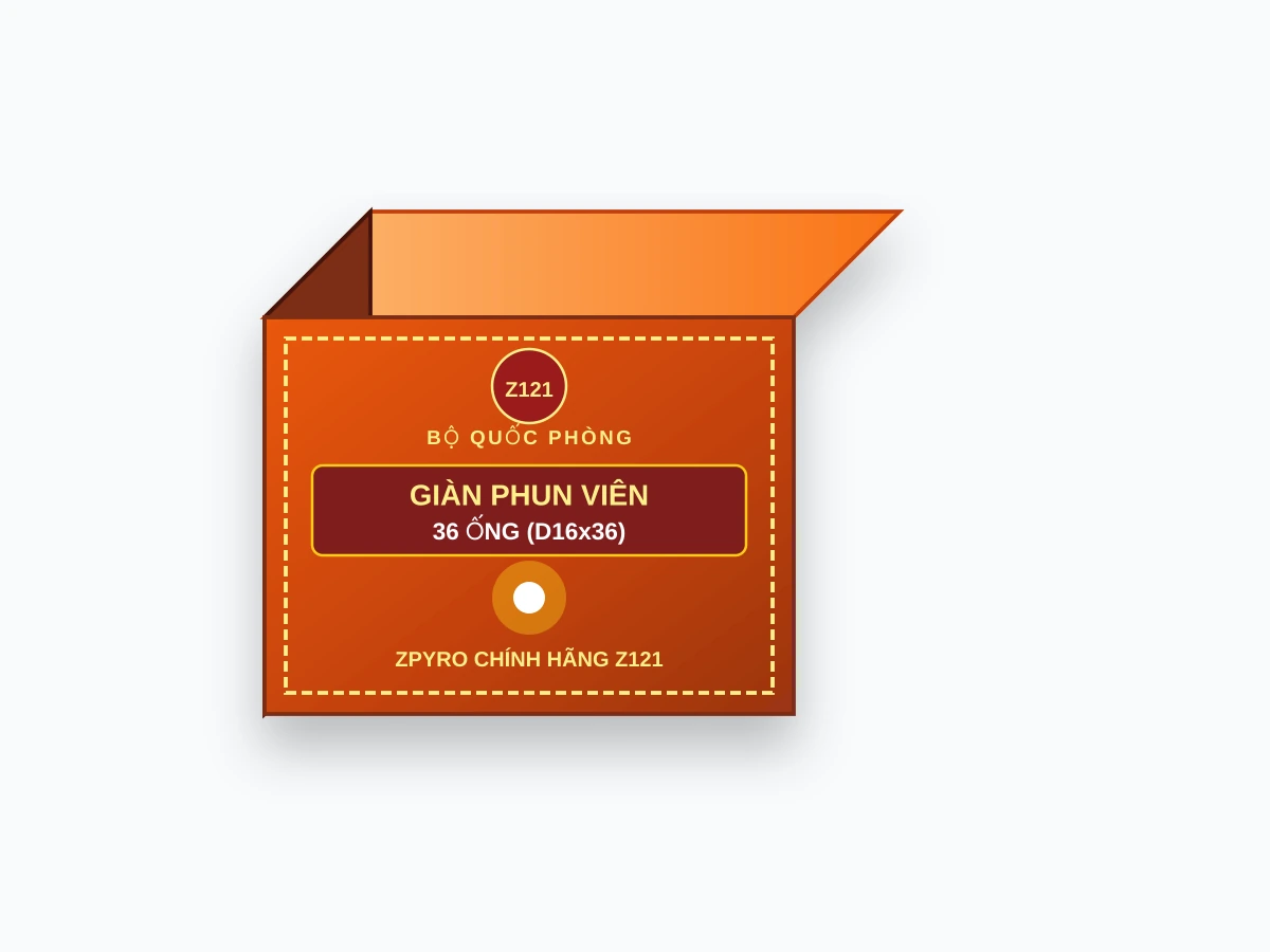 Ảnh thẻ Giàn Phun Viên 36 Ống Z121 Bộ Quốc Phòng tỷ lệ ngang 4:3